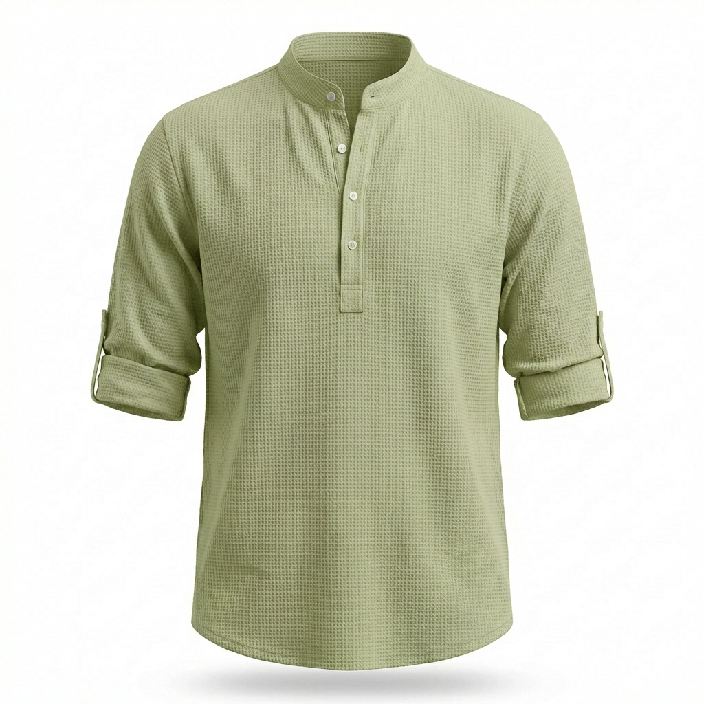 Luciano Half-Button Long Sleeve