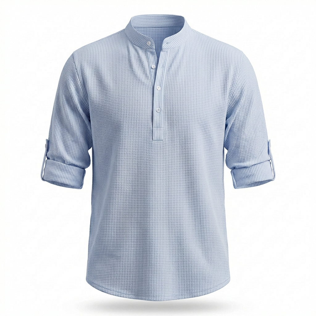 Luciano Half-Button Long Sleeve