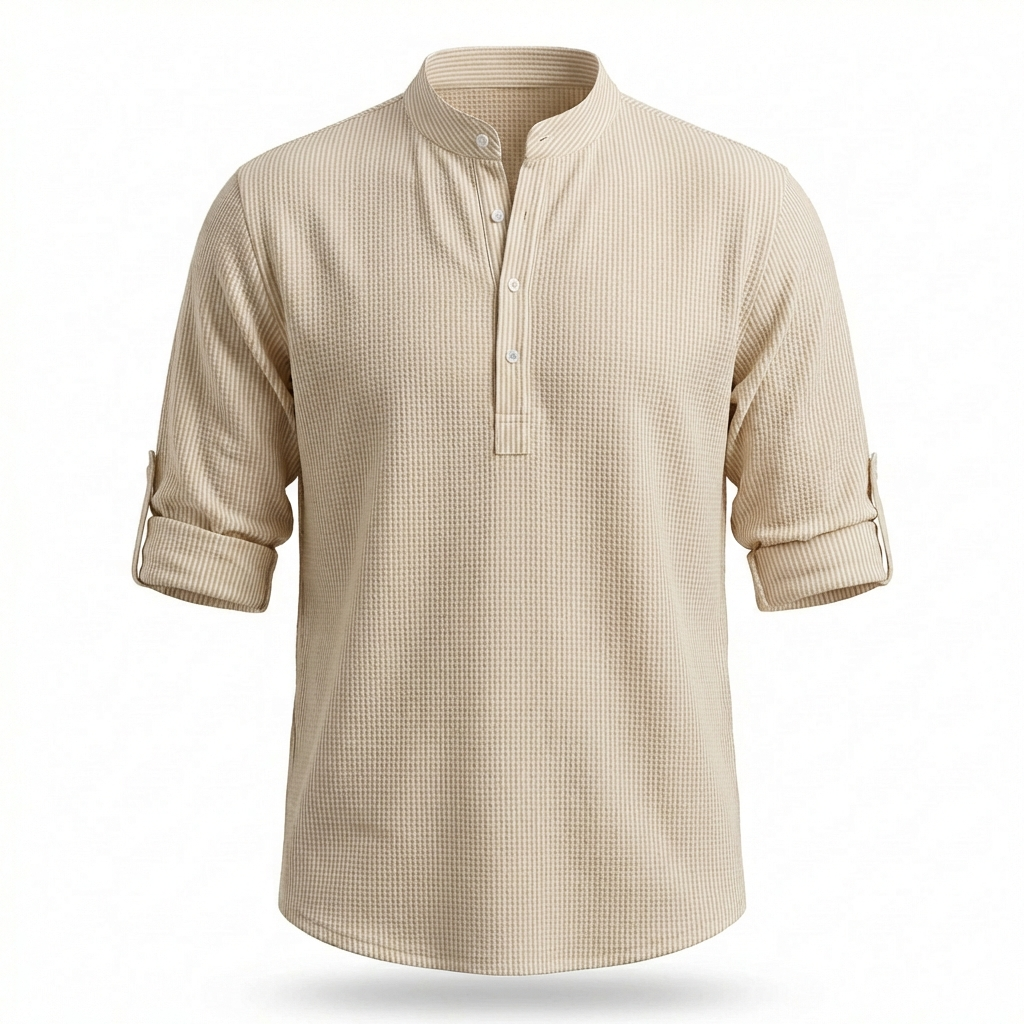 Luciano Half-Button Long Sleeve