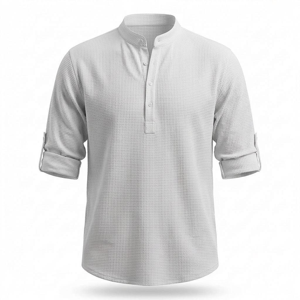 Luciano Half-Button Long Sleeve