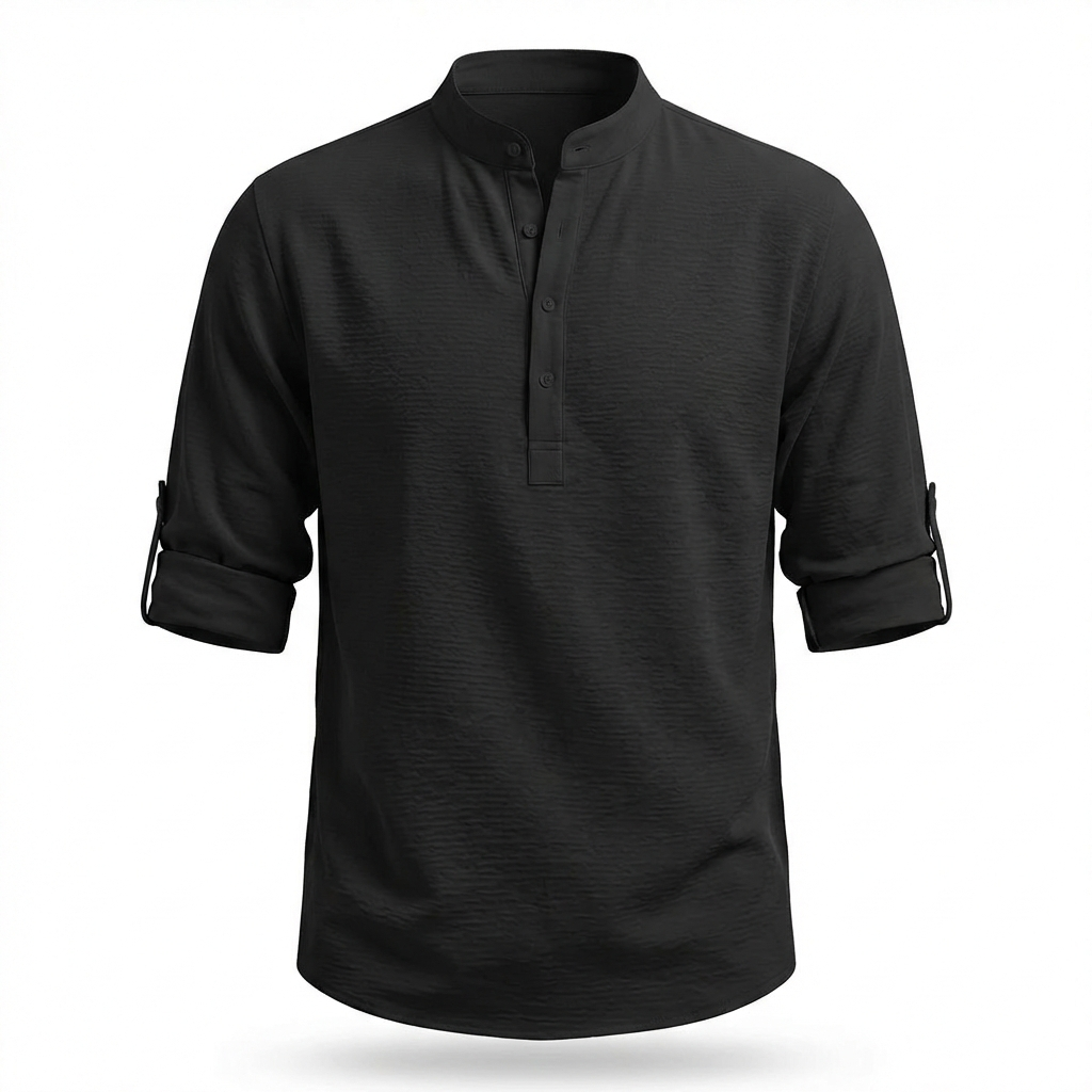 Luciano Half-Button Long Sleeve