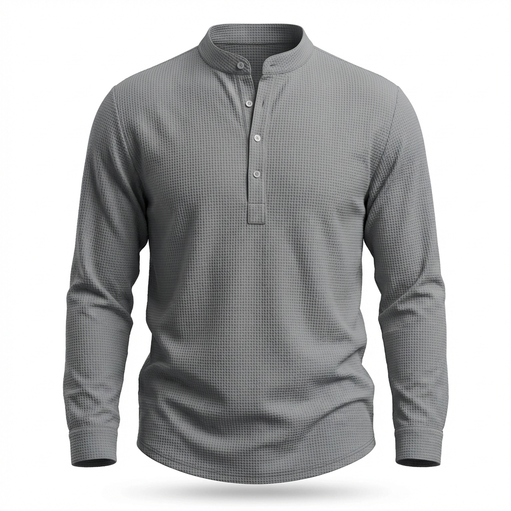 Luciano Half-Button Long Sleeve