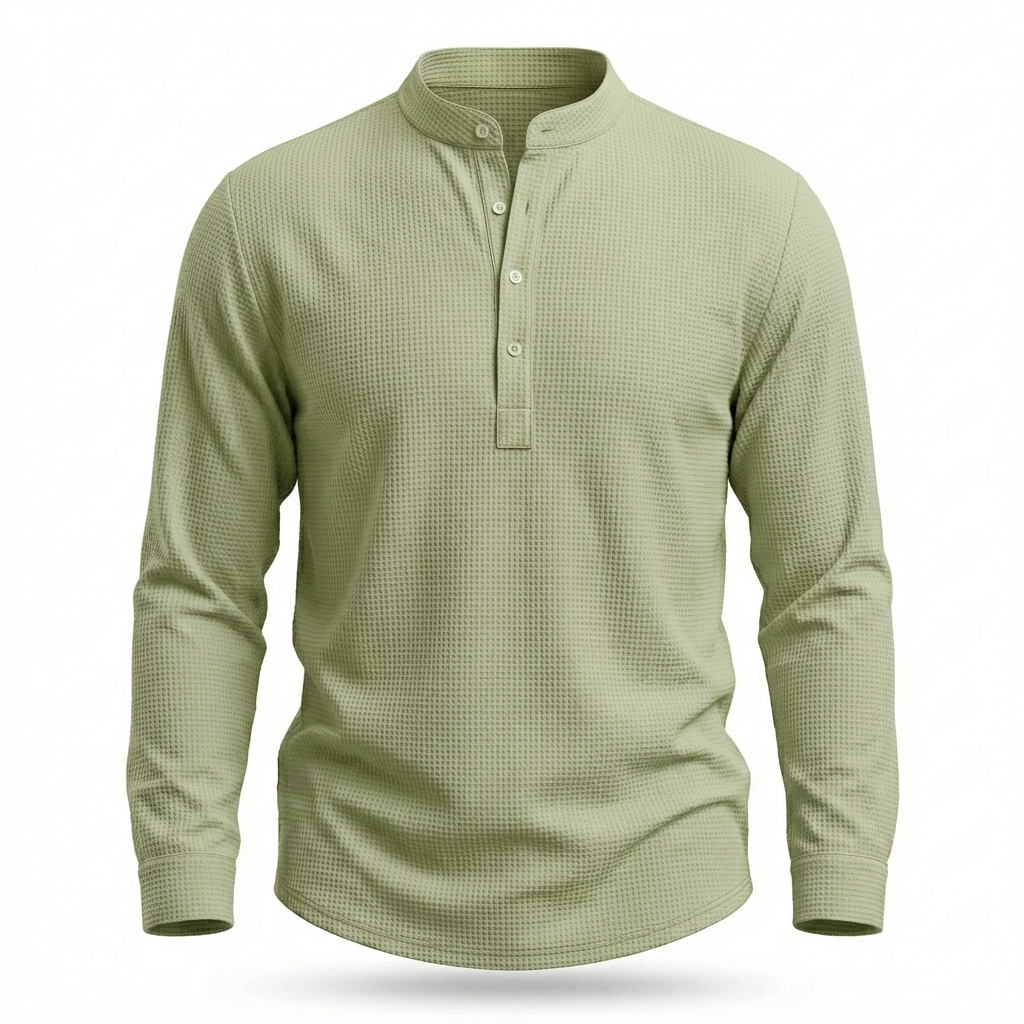 Luciano Half-Button Long Sleeve