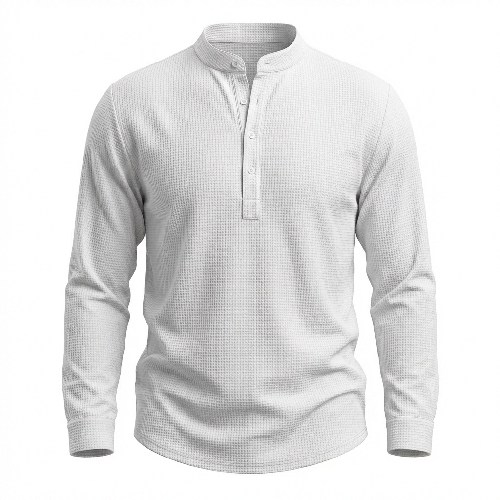 Luciano Half-Button Long Sleeve
