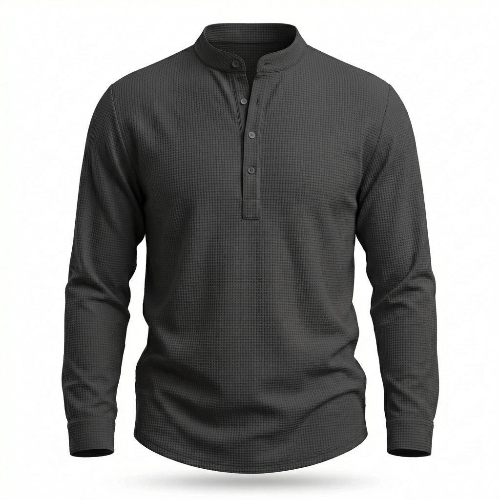 Luciano Half-Button Long Sleeve