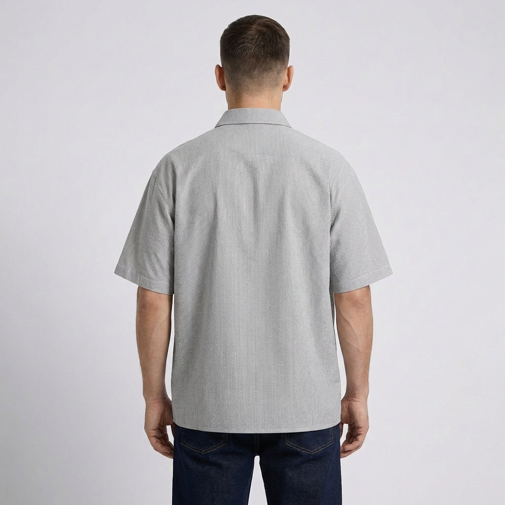 Lugano Stripe Short Sleeve Shirt