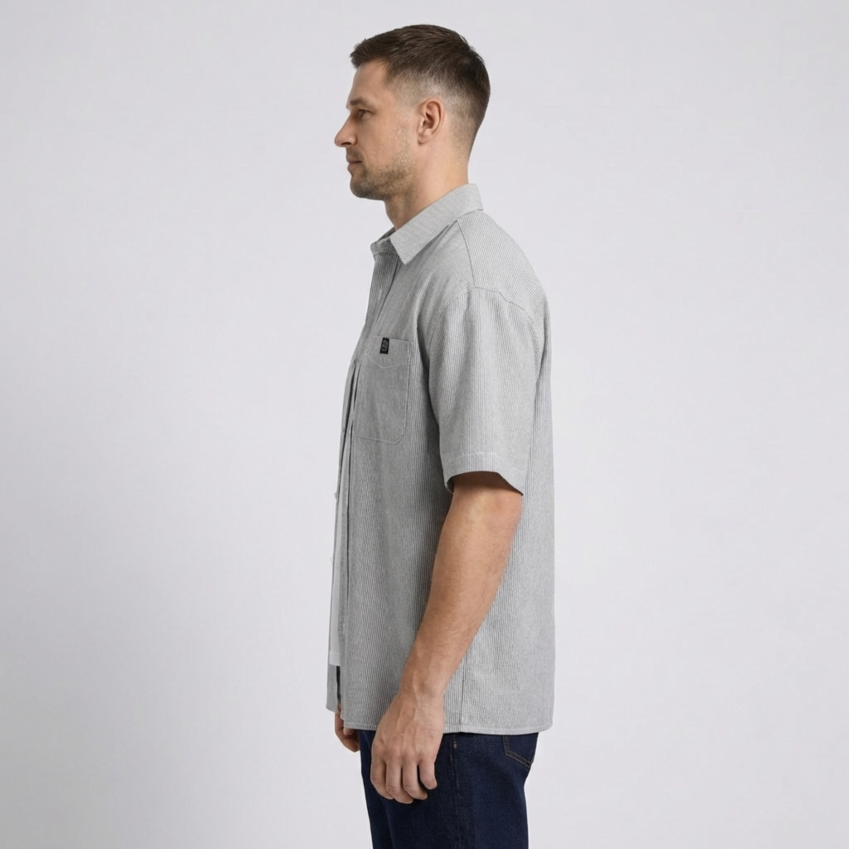 Lugano Stripe Short Sleeve Shirt
