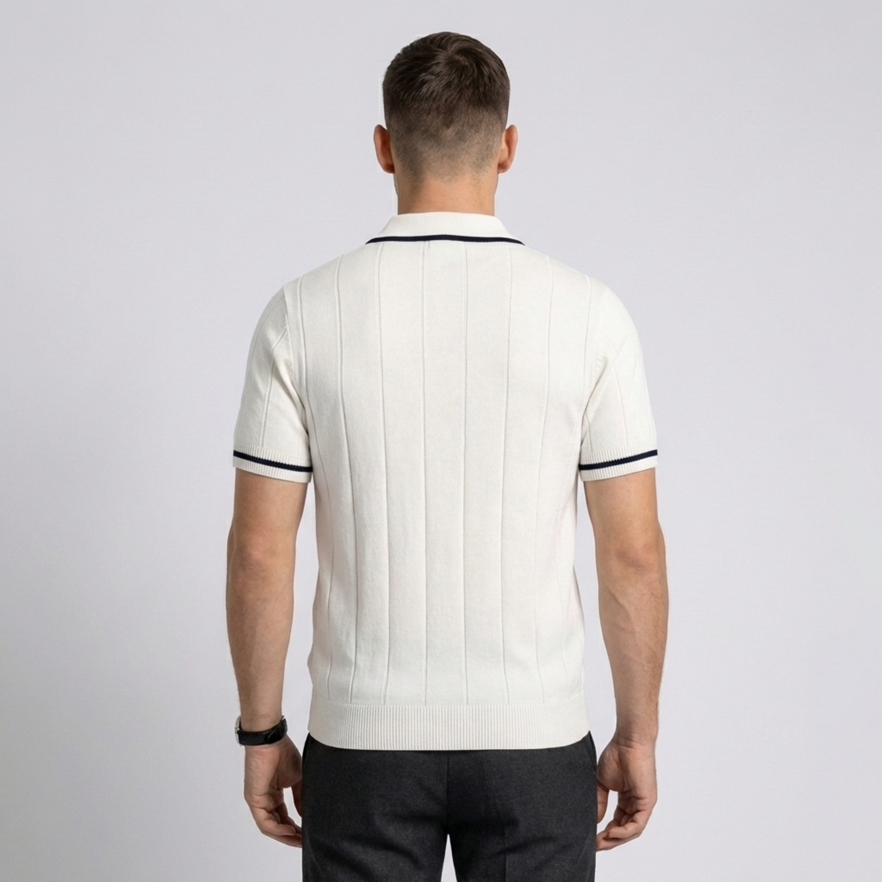 Marek Zip Neck Polo