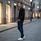 Modena Minimalist Bomber Jacket