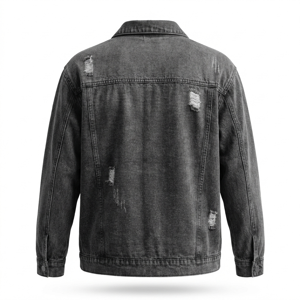 Modugno Distressed Denim Jacket