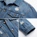 Modugno Distressed Denim Jacket