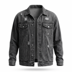 Modugno Distressed Denim Jacket