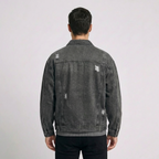 Modugno Distressed Denim Jacket