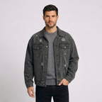 Modugno Distressed Denim Jacket