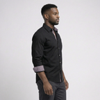Monfalcone Check Trim Button Shirt