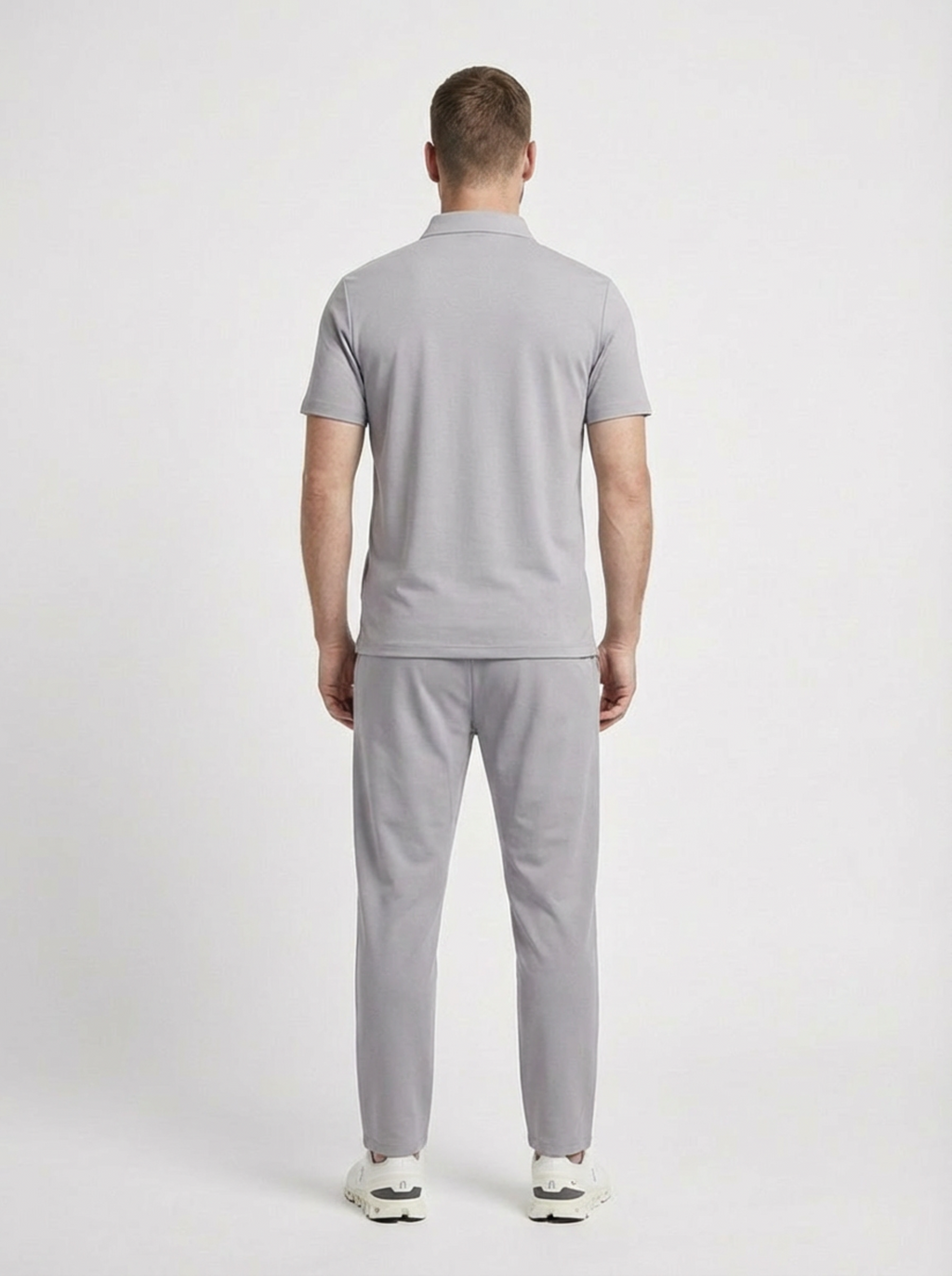 Monreale Button Polo & Pants Set