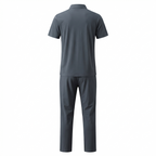 Monreale Button Polo & Pants Set
