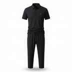 Monreale Button Polo & Pants Set