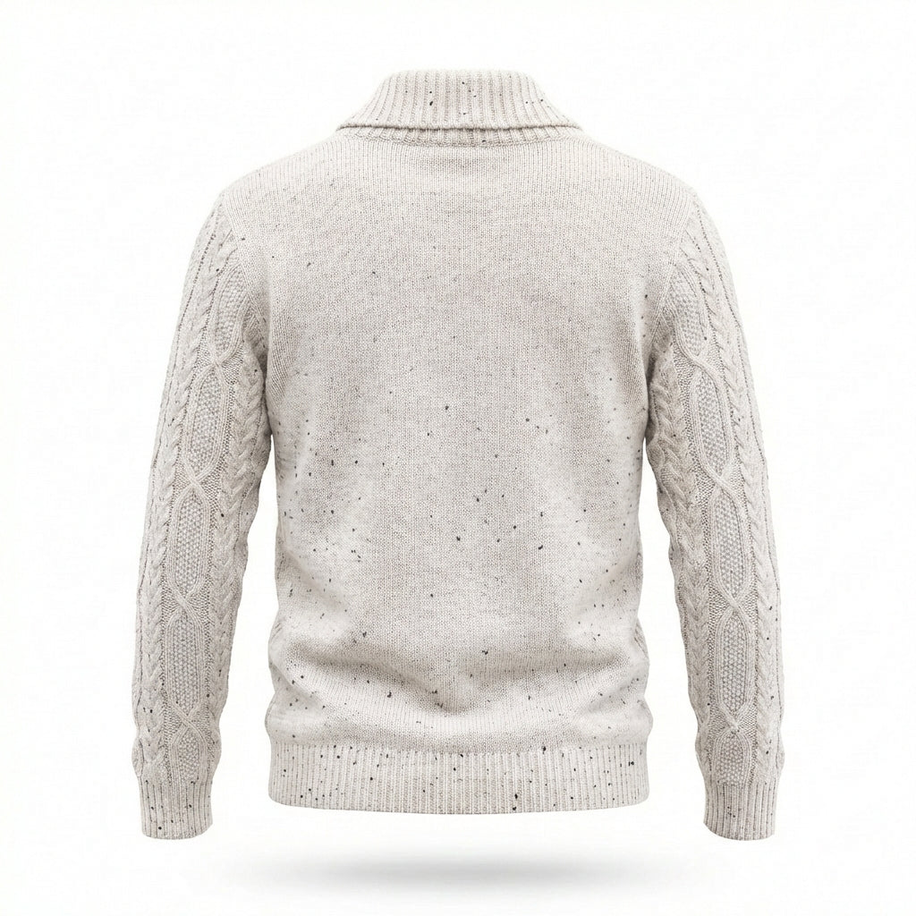 Montecatini Cable Button Cardigan