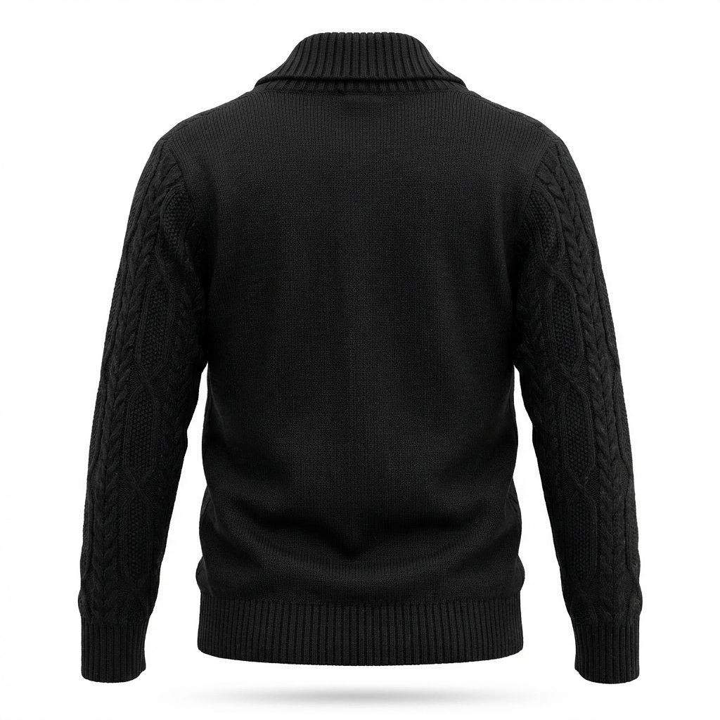 Montecatini Cable Button Cardigan