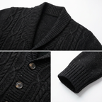 Montecatini Cable Button Cardigan