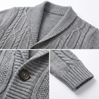 Montecatini Cable Button Cardigan