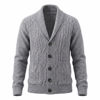 Montecatini Cable Button Cardigan