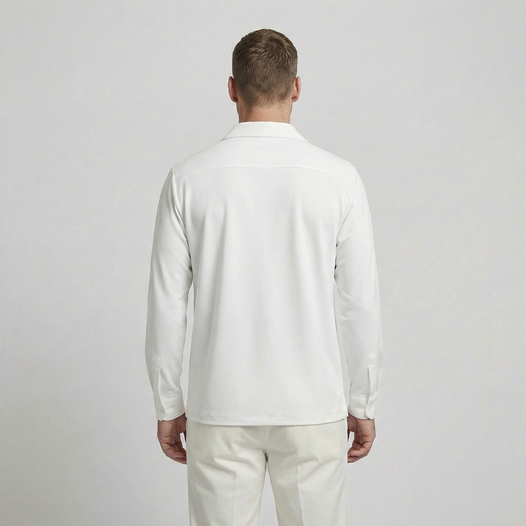 Montecchio Long Sleeve Collared Shirt