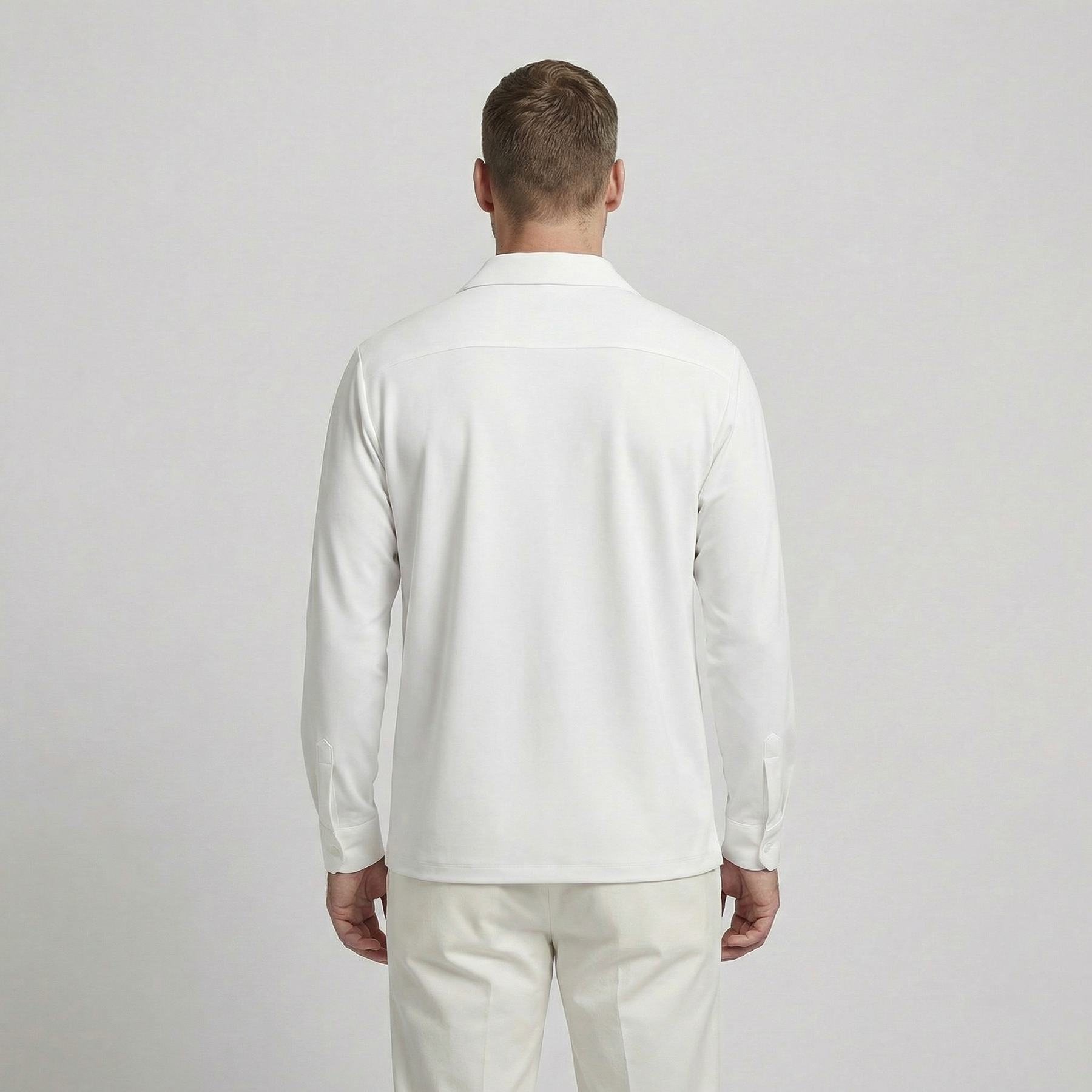 Montecchio Long Sleeve Collared Shirt