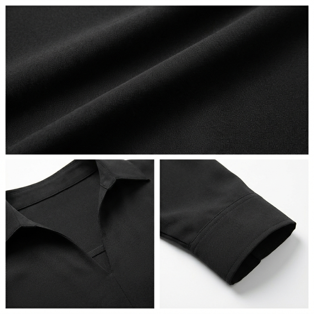 Montecchio Long Sleeve Collared Shirt
