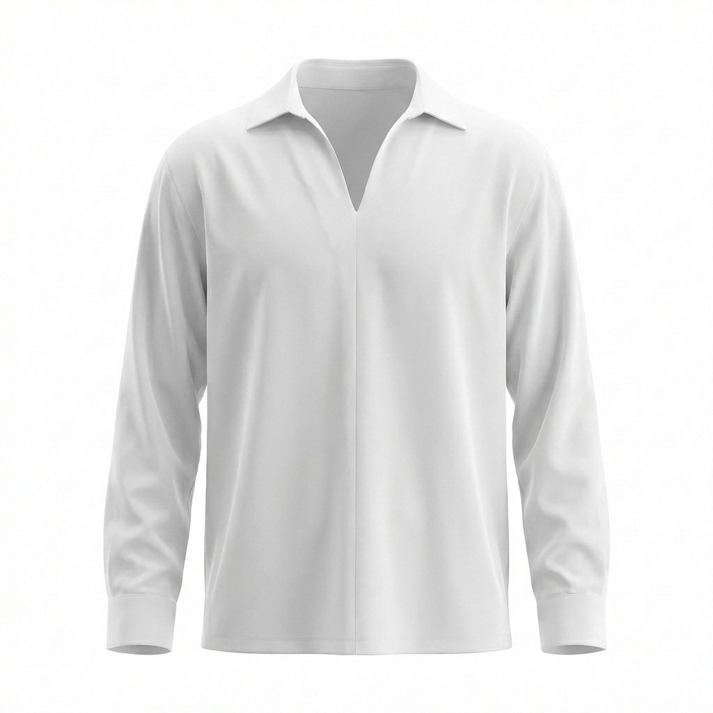 Montecchio Long Sleeve Collared Shirt