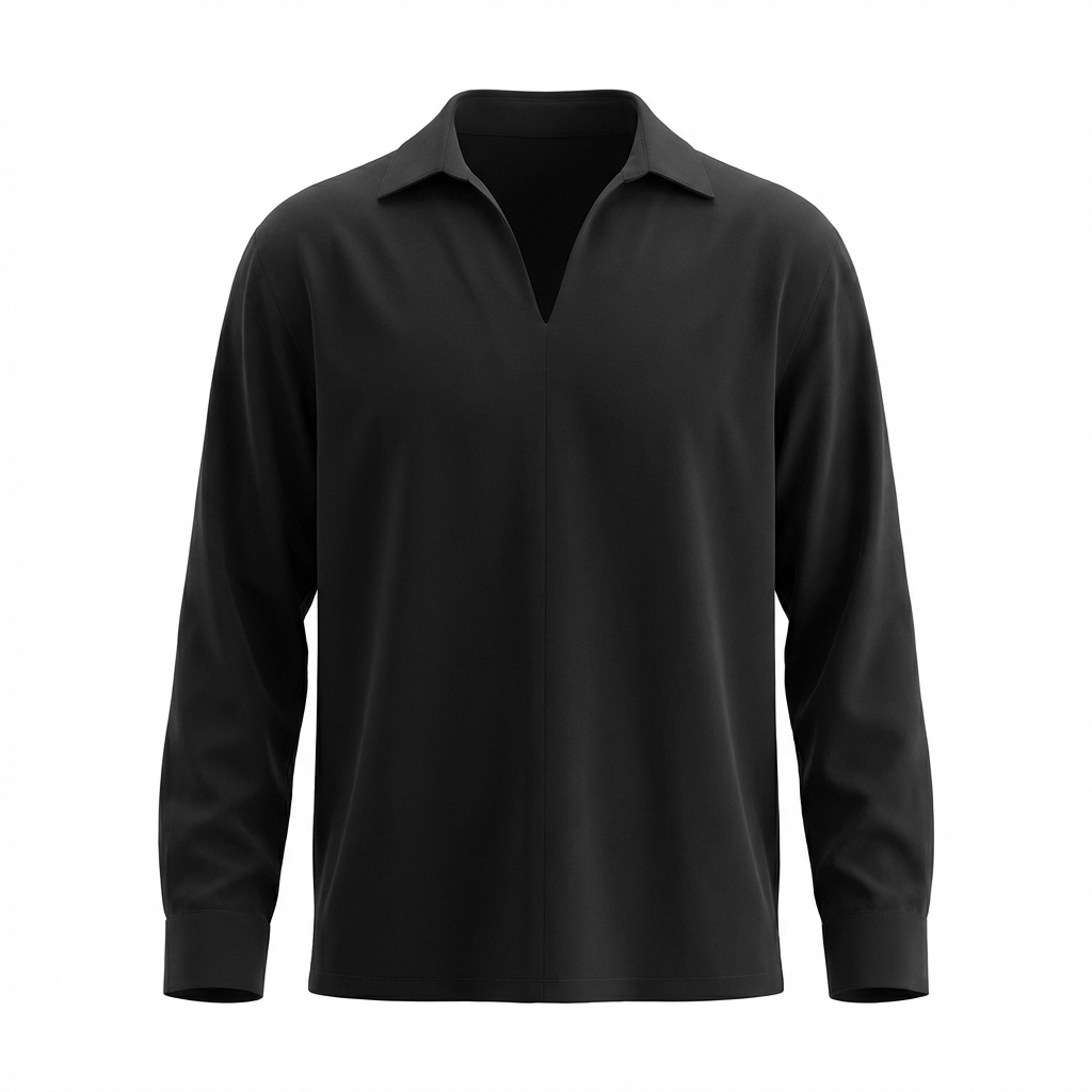 Montecchio Long Sleeve Collared Shirt