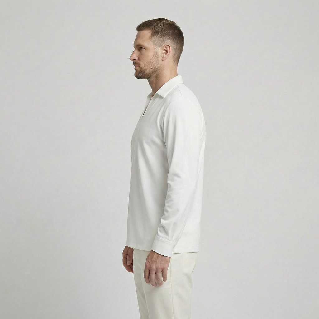 Montecchio Long Sleeve Collared Shirt