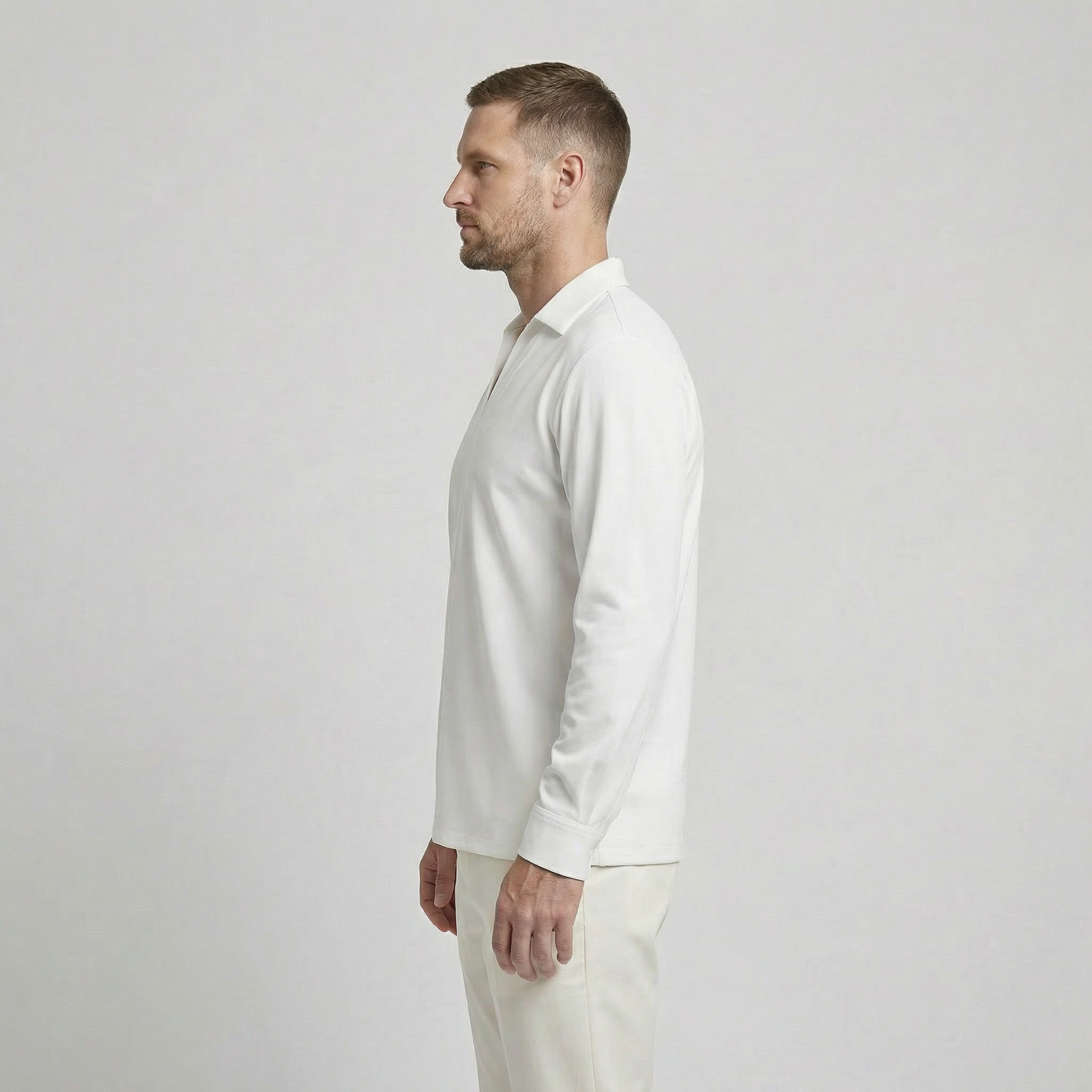 Montecchio Long Sleeve Collared Shirt