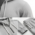 Norvelo Waffle-Knit Hoodie and Pants Set