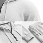 Norvelo Waffle-Knit Hoodie and Pants Set