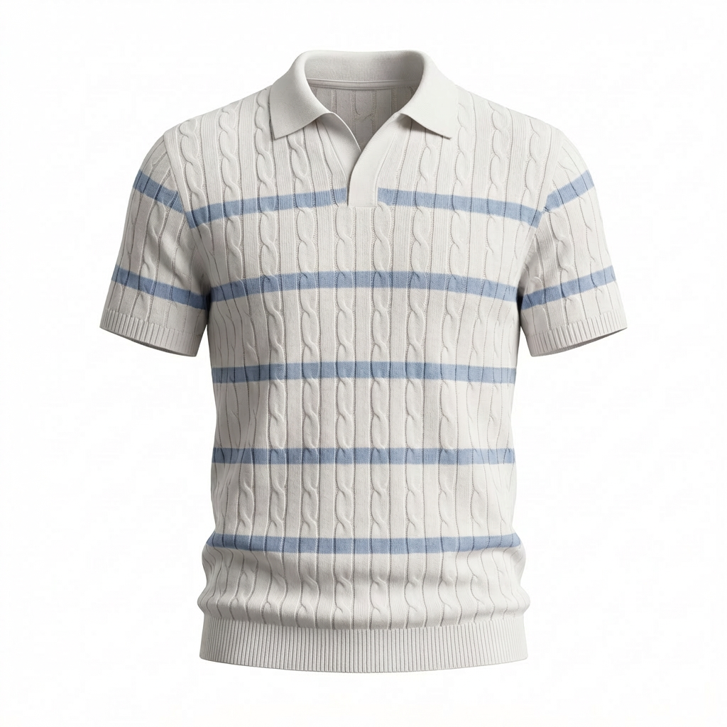 Orsano Refined Stripe Polo
