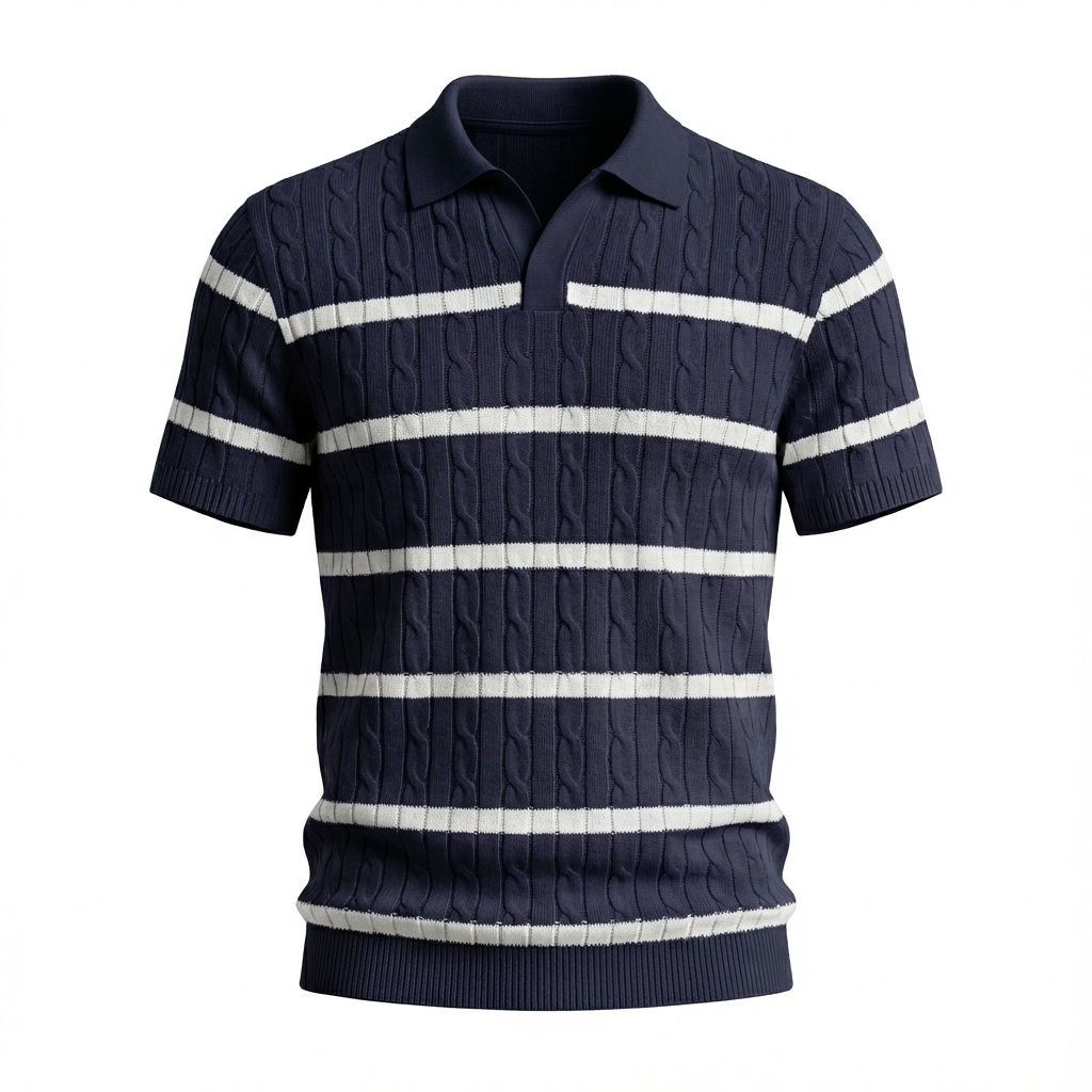 Orsano Refined Stripe Polo