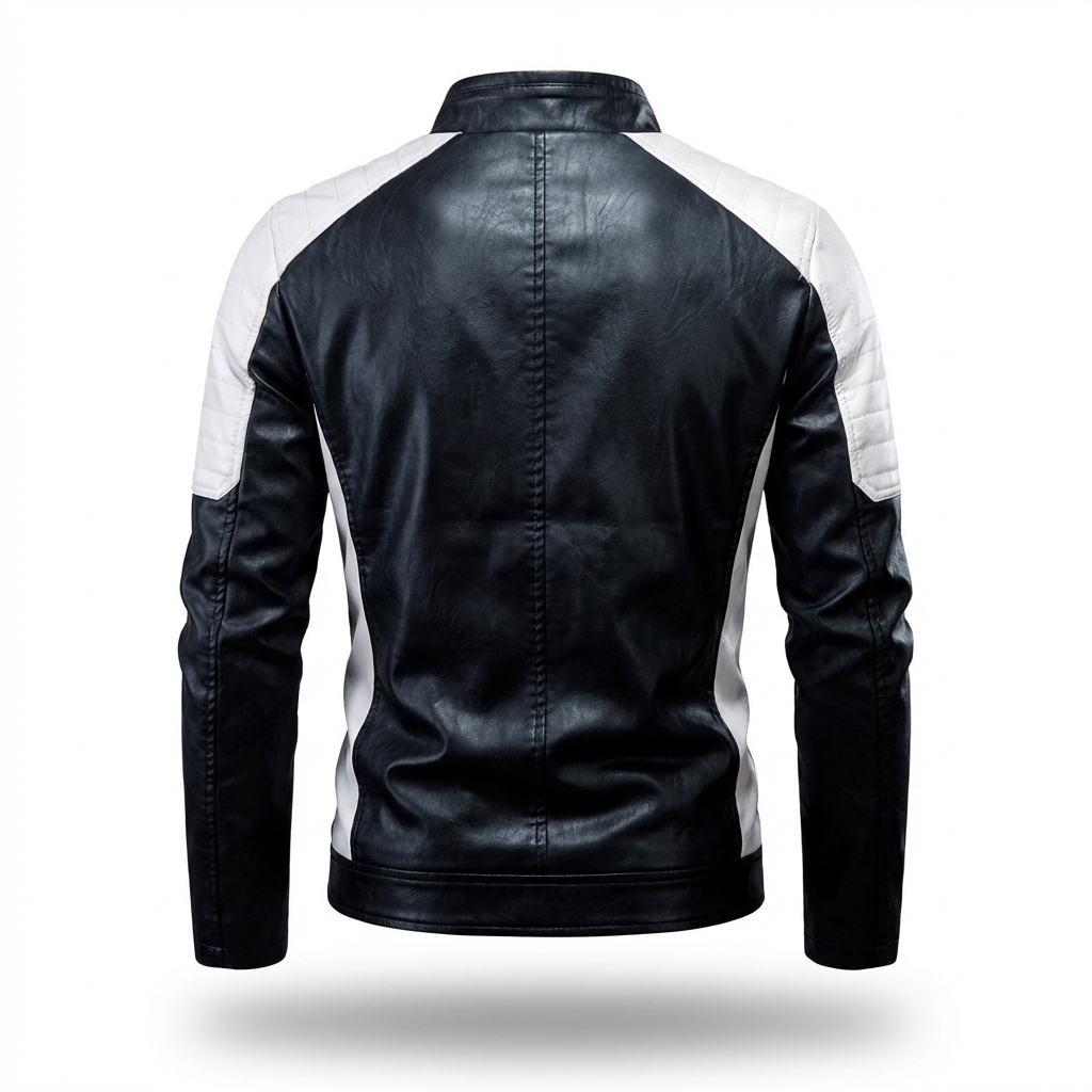 Orvieto Two-Tone Leather Jacket