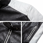 Orvieto Two-Tone Leather Jacket