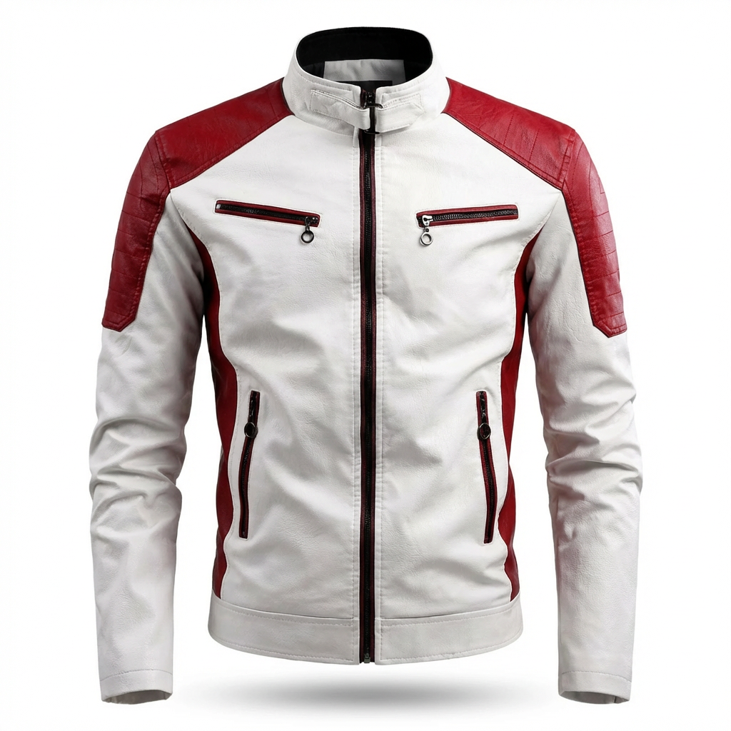 Orvieto Two-Tone Leather Jacket