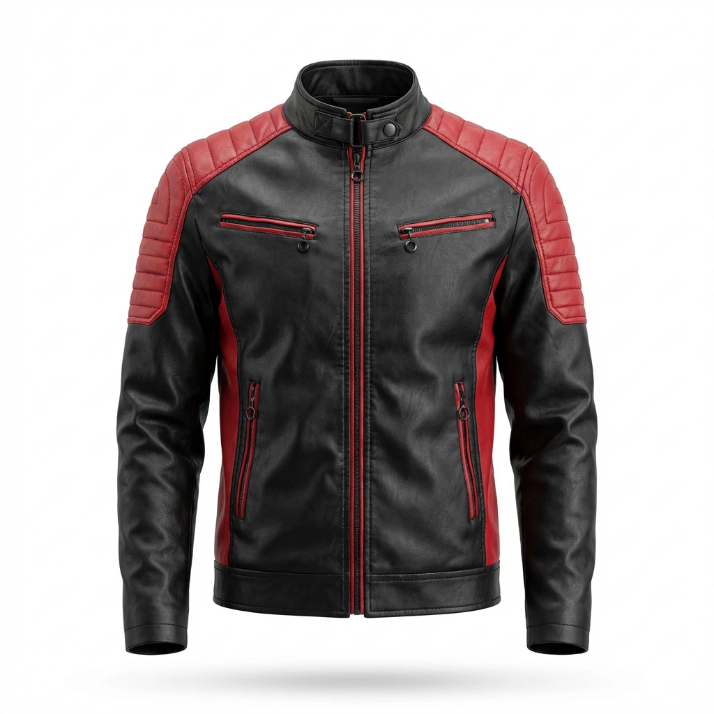 Orvieto Two-Tone Leather Jacket