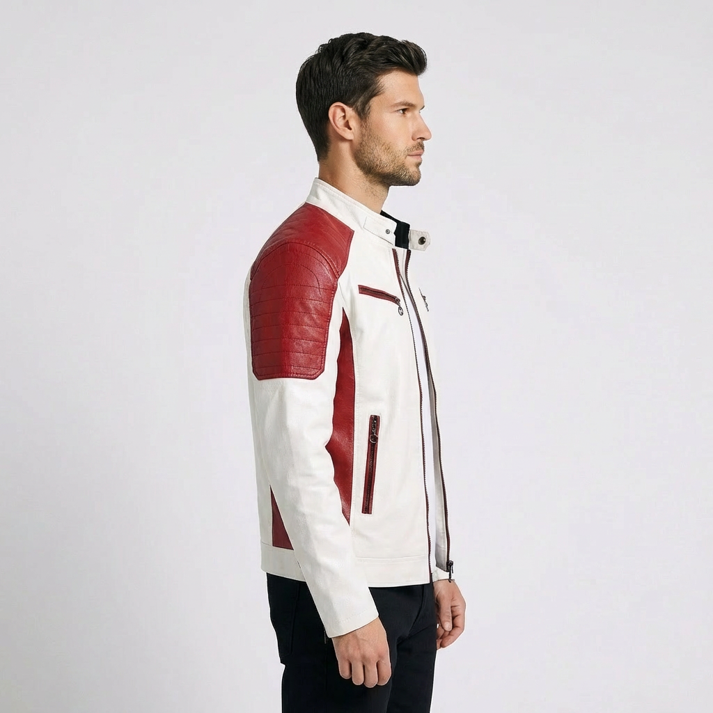 Orvieto Two-Tone Leather Jacket