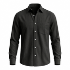 Otranto Minimal Button Up Long Sleeve Shirt