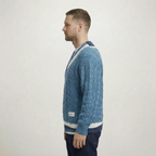 Peretti Cable V-Neck Sweater