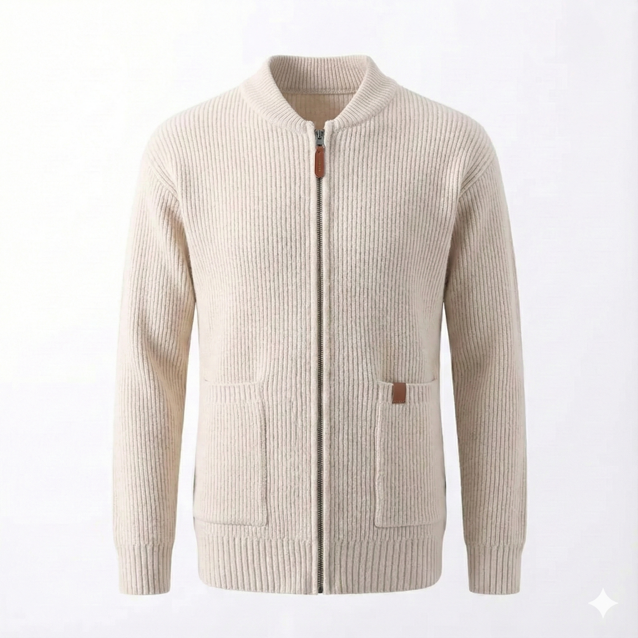Pesaro Stand Collar Knit Jacket