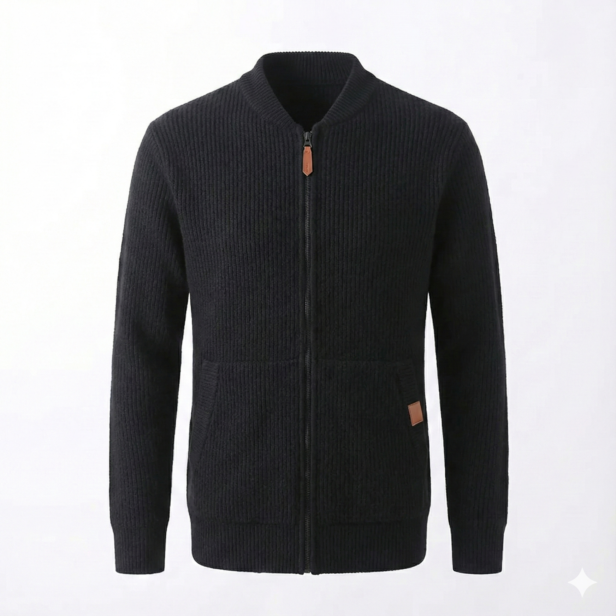 Pesaro Stand Collar Knit Jacket
