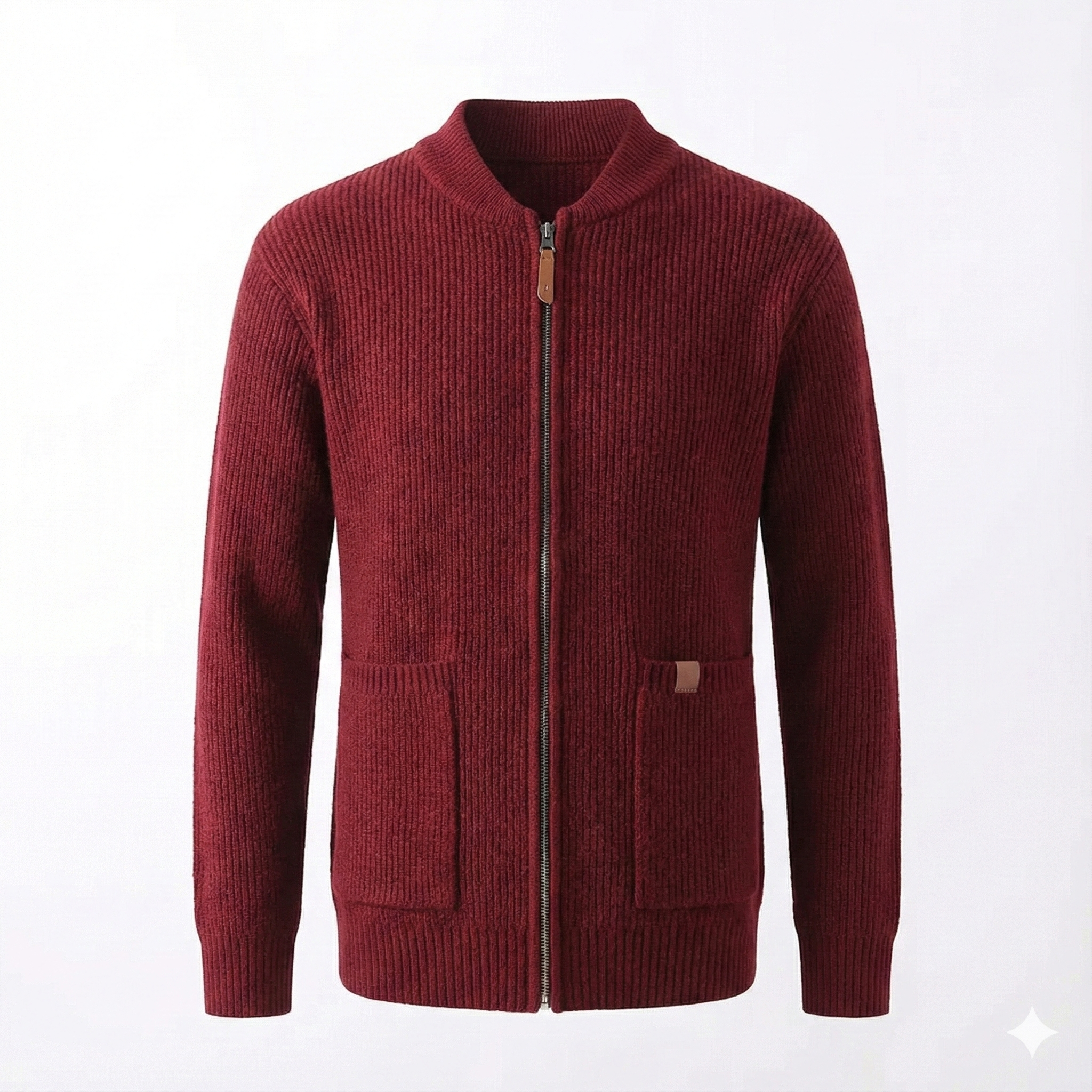 Pesaro Stand Collar Knit Jacket