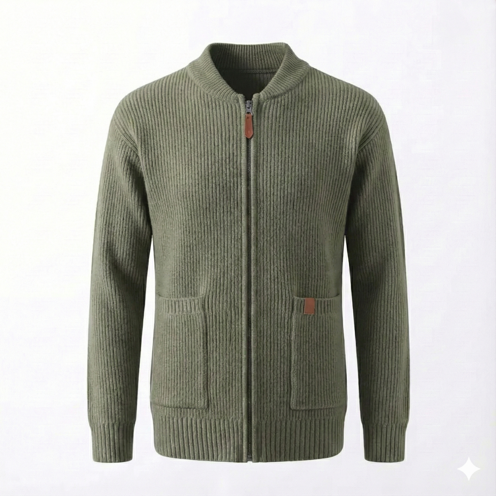 Pesaro Stand Collar Knit Jacket