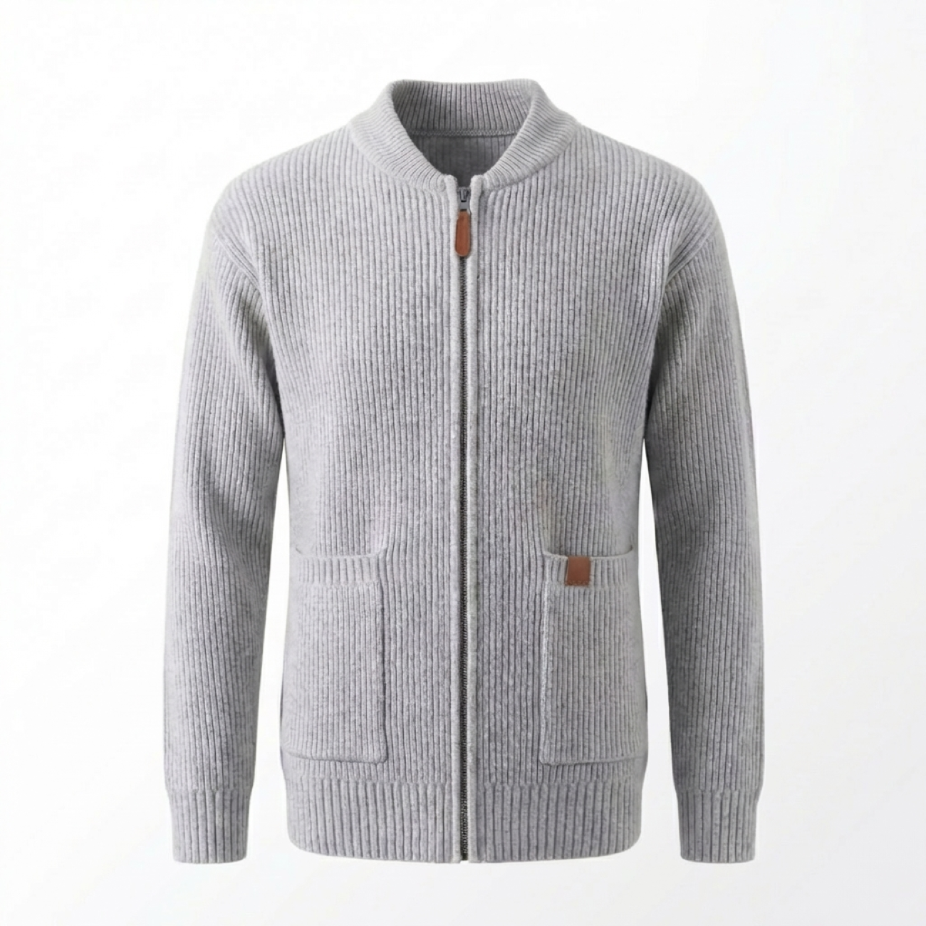 Pesaro Stand Collar Knit Jacket